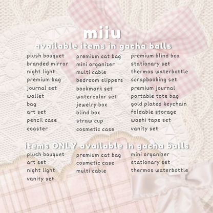 lucky charm bags (special items bonus)