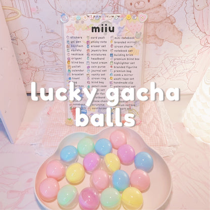 lucky gacha balls (special items only)