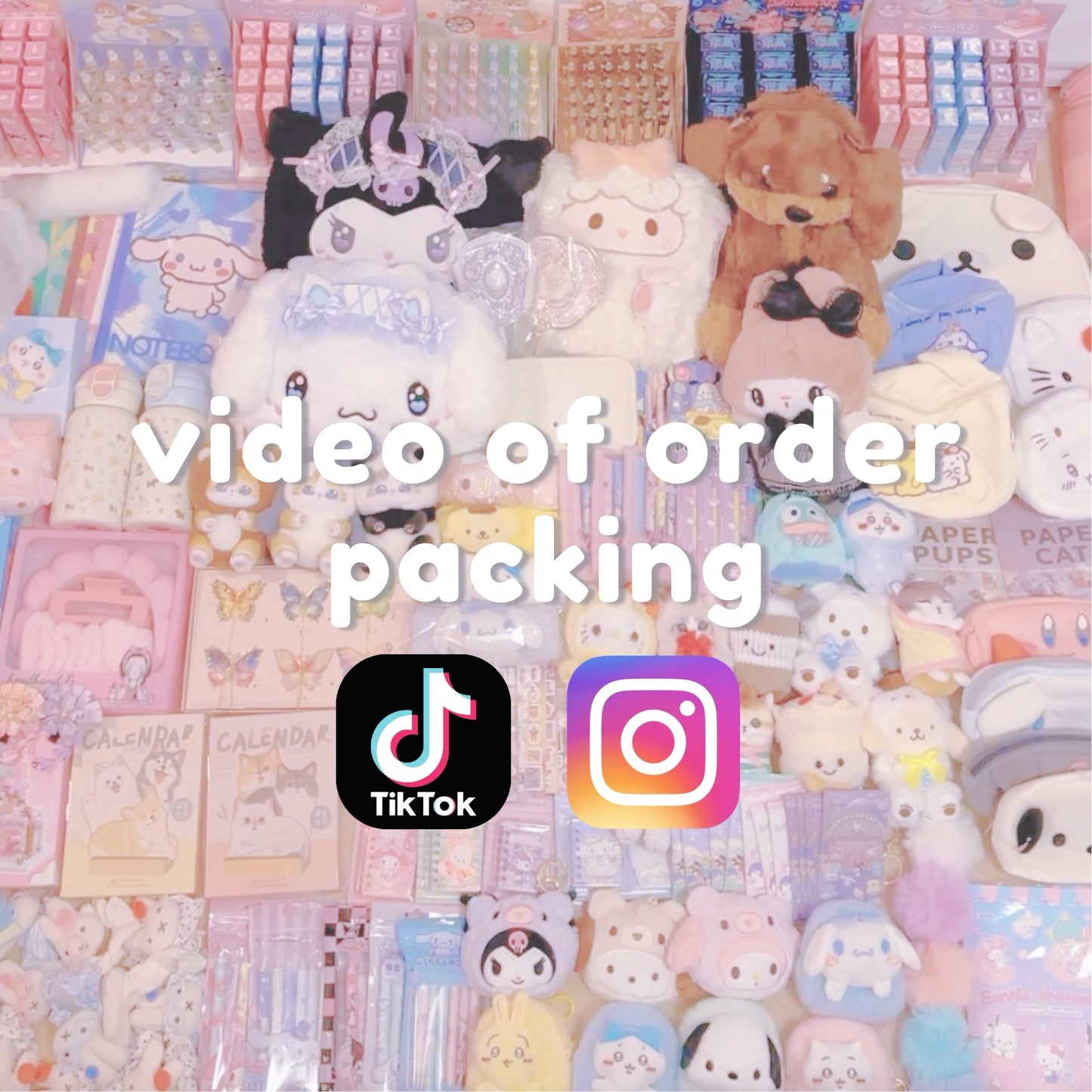 order packing video (with free gift)